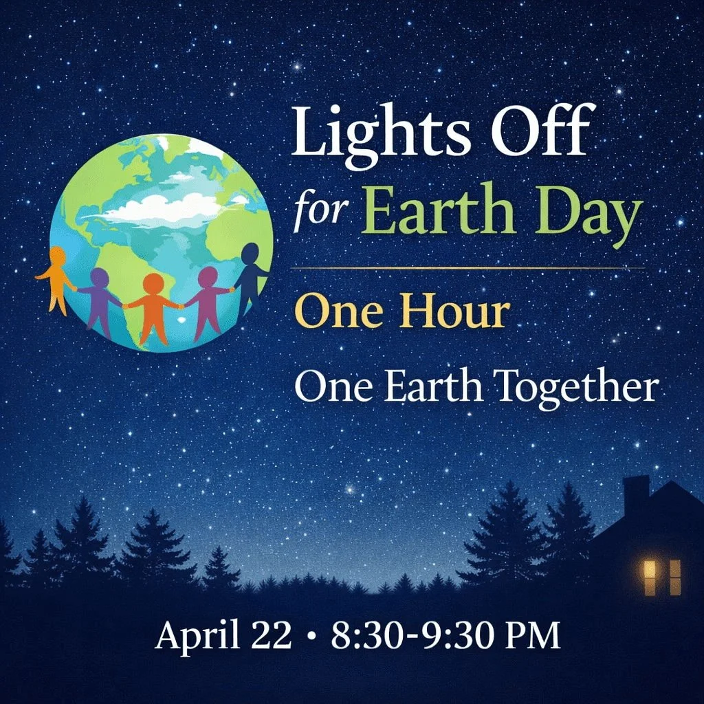 This Earth Day, I&rsquo;m supporting One Earth Together &ndash; Lights Off &mdash; a simple reminder that small actions can spark meaningful conversations.

On April 22, consider turning off non-essential lights for one hour and using that time to re
