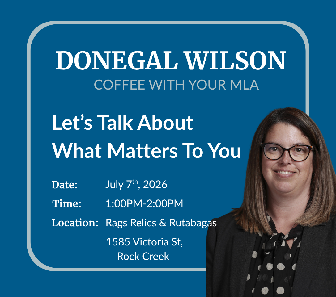 Coffee with your MLA - Rock Creek