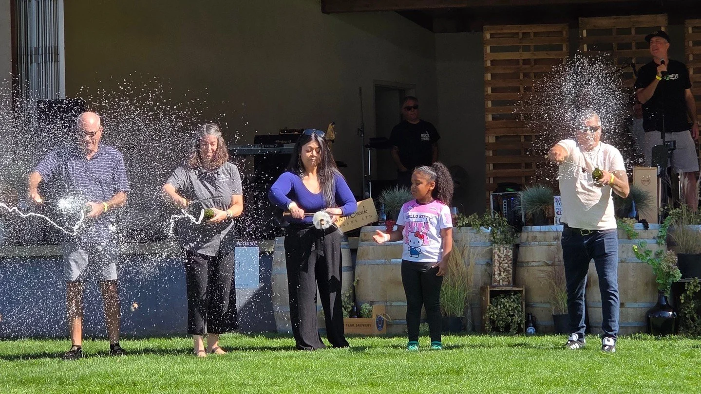 A fantastic day at the Festival of the Grape in Oliver! 🍇🍷

I was pleased to attend with my staff, Ainsley and Teresa, and speak about the incredible contribution our growers, wineries and agricultural producers make to the South Okanagan.

I even 
