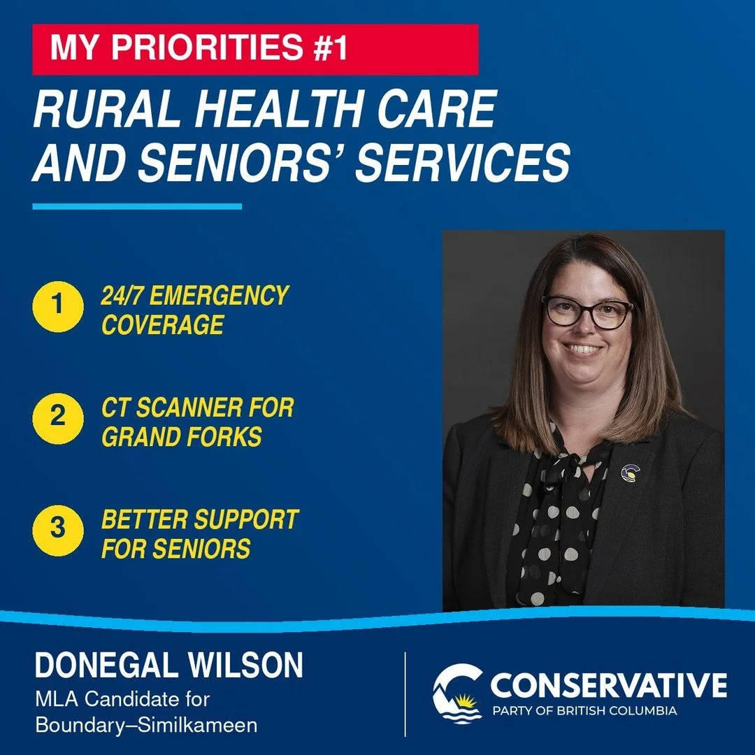 Over the past week, I&rsquo;ve been sharing my priorities for Boundary&ndash;Similkameen. Tomorrow, you get to vote on who will represent our communities and carry this work forward. I hope you&rsquo;ll choose me.

These priorities reflect what I&rsq