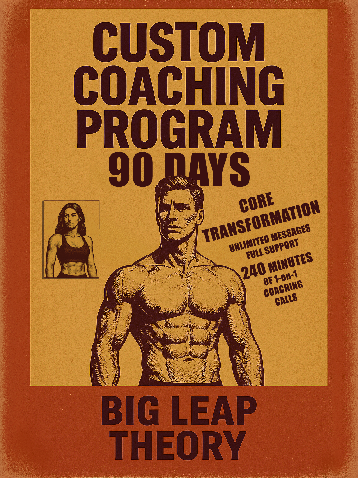 Core Program: 90 Days of Transformation Coaching – Includes 240 minutes of 1-on-1 Calls
