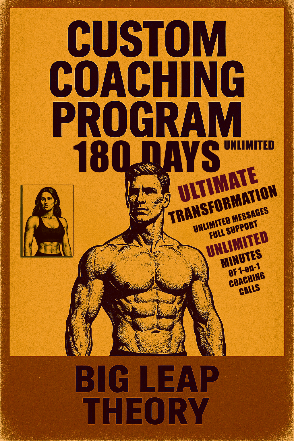Ultimate Program (UNLIMITED): 180 Days of Transformation Coaching – Includes Unlimited 1-on-1 Calls