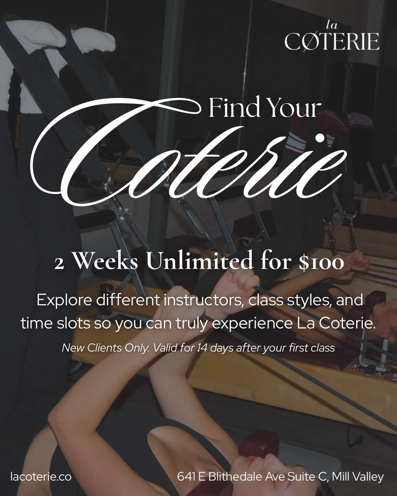 If you&rsquo;ve been considering trying La Coterie - this is your sign ✨

#lacoterie #pilates #millvalley #pilatesreformer #marincounty