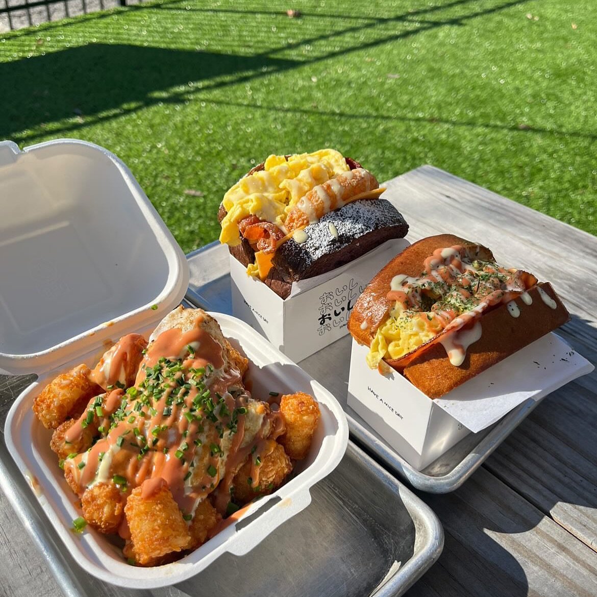 Start your day with some Egg Drip goodies! Open today at the food trailer on 1024 Woodland St. from 8am-3pm OR find us at the @richlandparkfarmersmarket from 10am-12pm!

*Full menu at the food trailer*
*Limited menu at the Farmers&rsquo; Market*