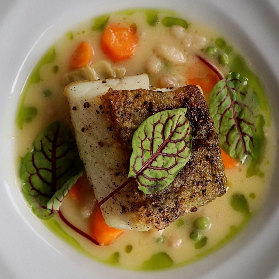 Introducing our Pan Seared Cod&mdash;a crowd favorite #oldvillageinnogunquit