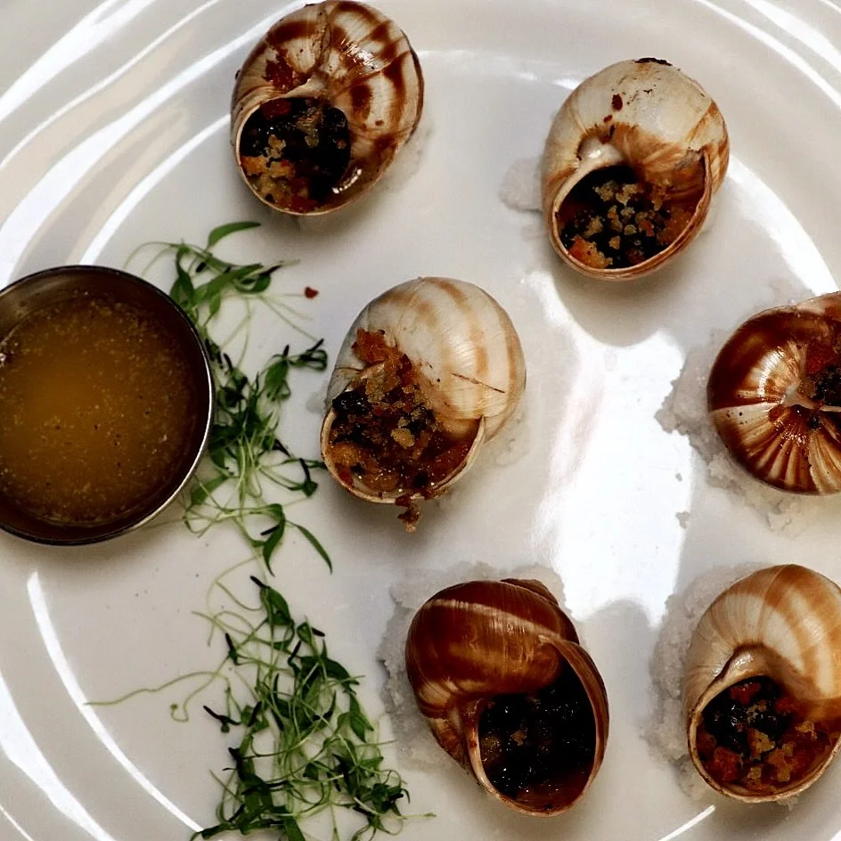 Escargot&mdash;the fancy way 😉 #oldvillageinnogunquit