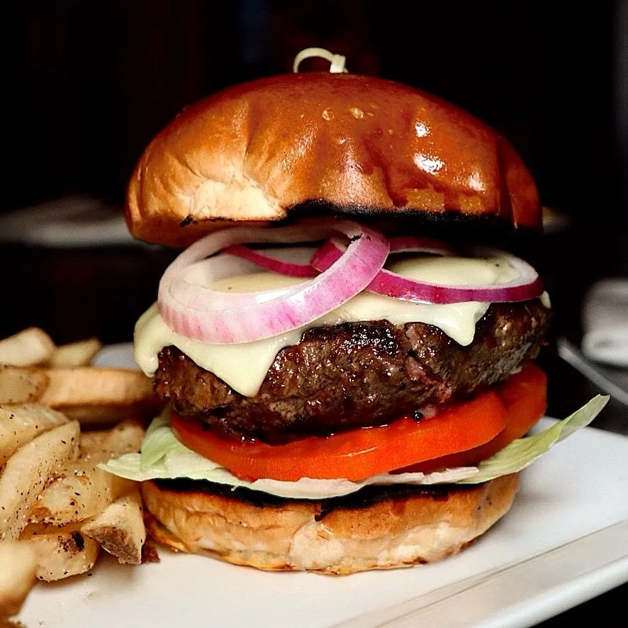 Nothing beats a perfectly juicy 8oz burger. Come sit at the bar tonight &mdash; we&rsquo;ll shake up a cocktail to go with it #oldvillageinnogunquit