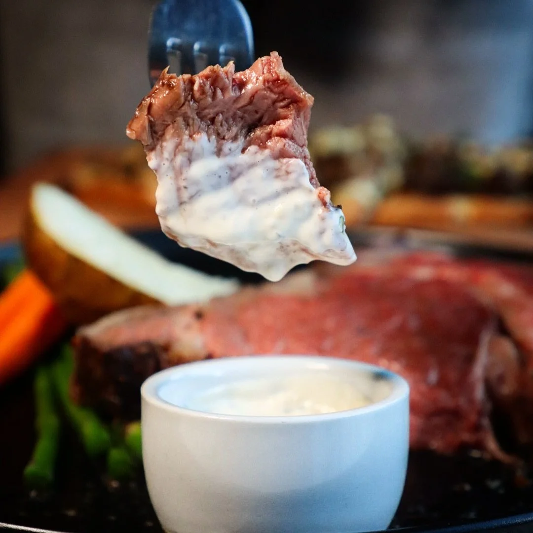 The perfect bite doesn&rsquo;t exi&mdash;&mdash;
Prime Rib tonight, come and get it while we have it!! #oldvillageinnogunquit