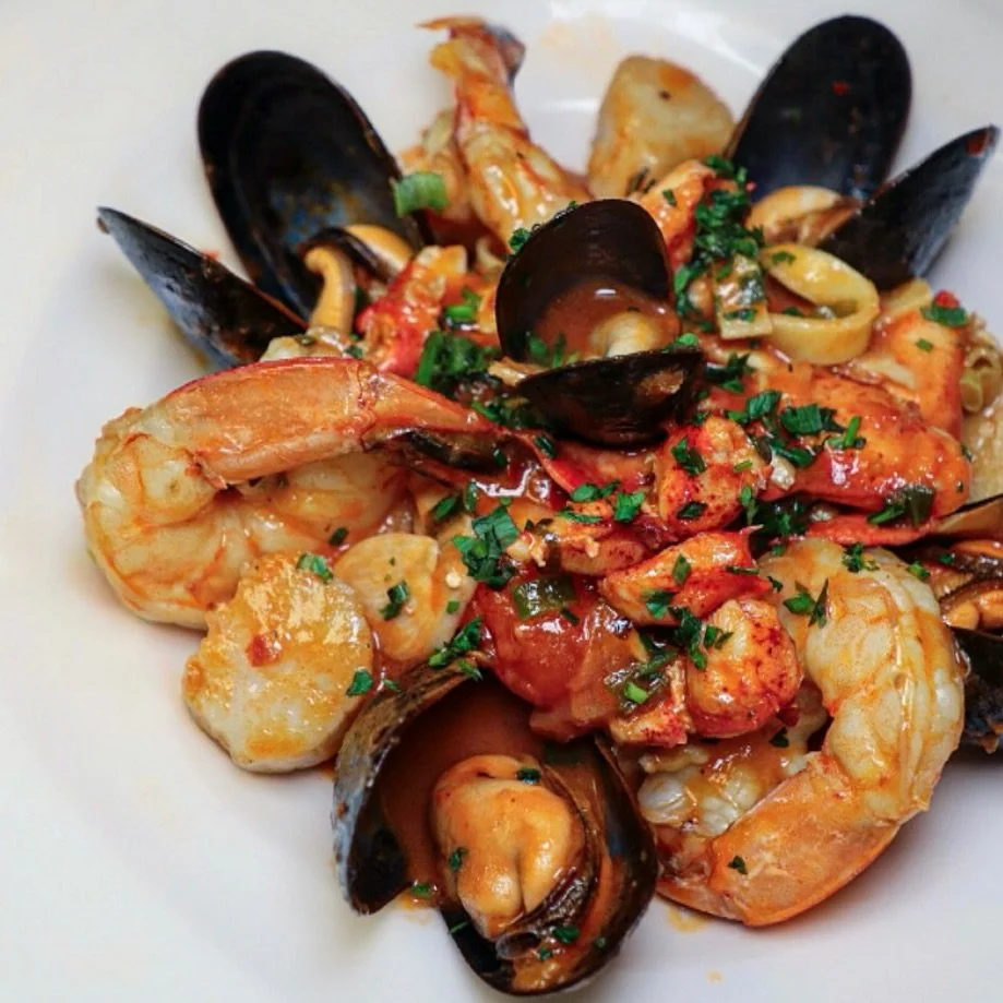 Our Seafood Fra Diavolo is bringing the heat so come warm up tonight at the OVI! #oldvillageinnogunquit