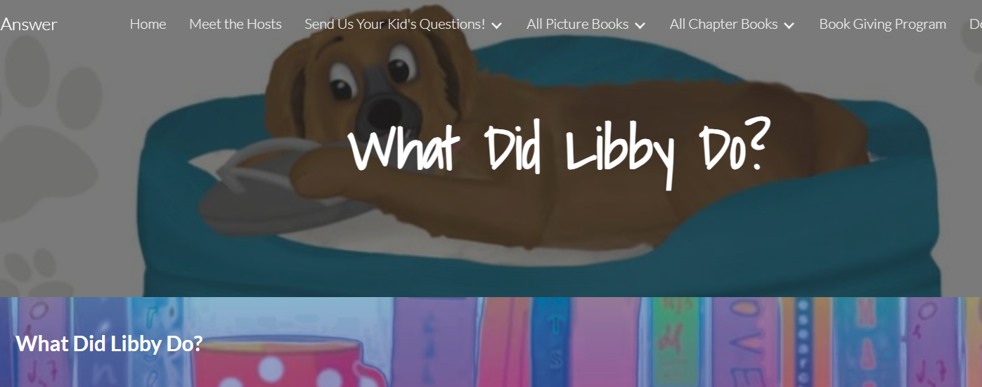 Kids ask authors answer what did libby do? activities and resources