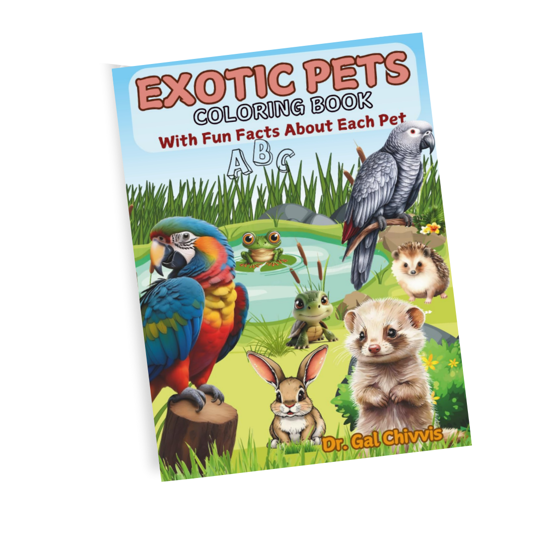 Exotic Pets Coloring Book