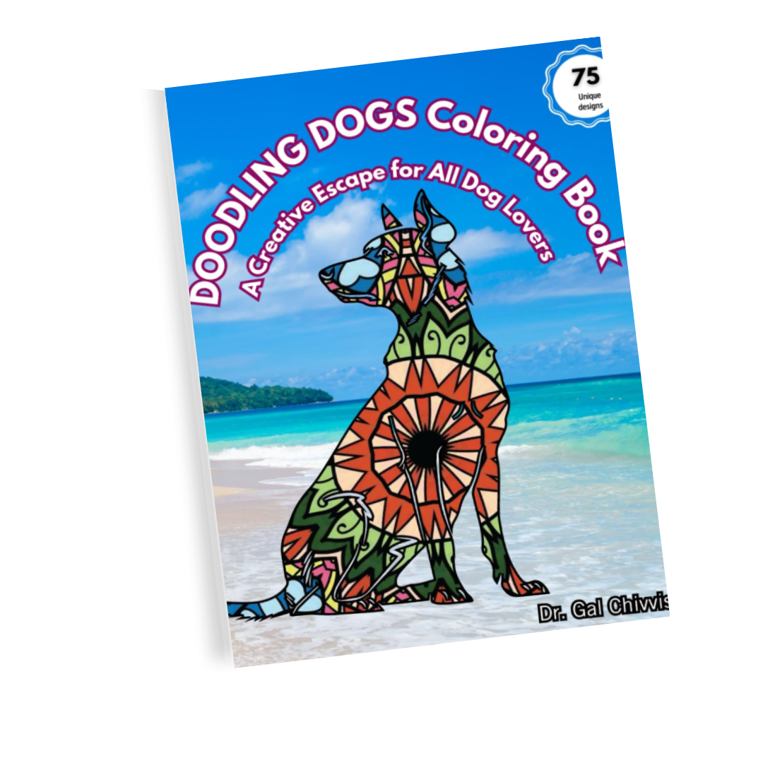 Doodling Dogs Coloring Book