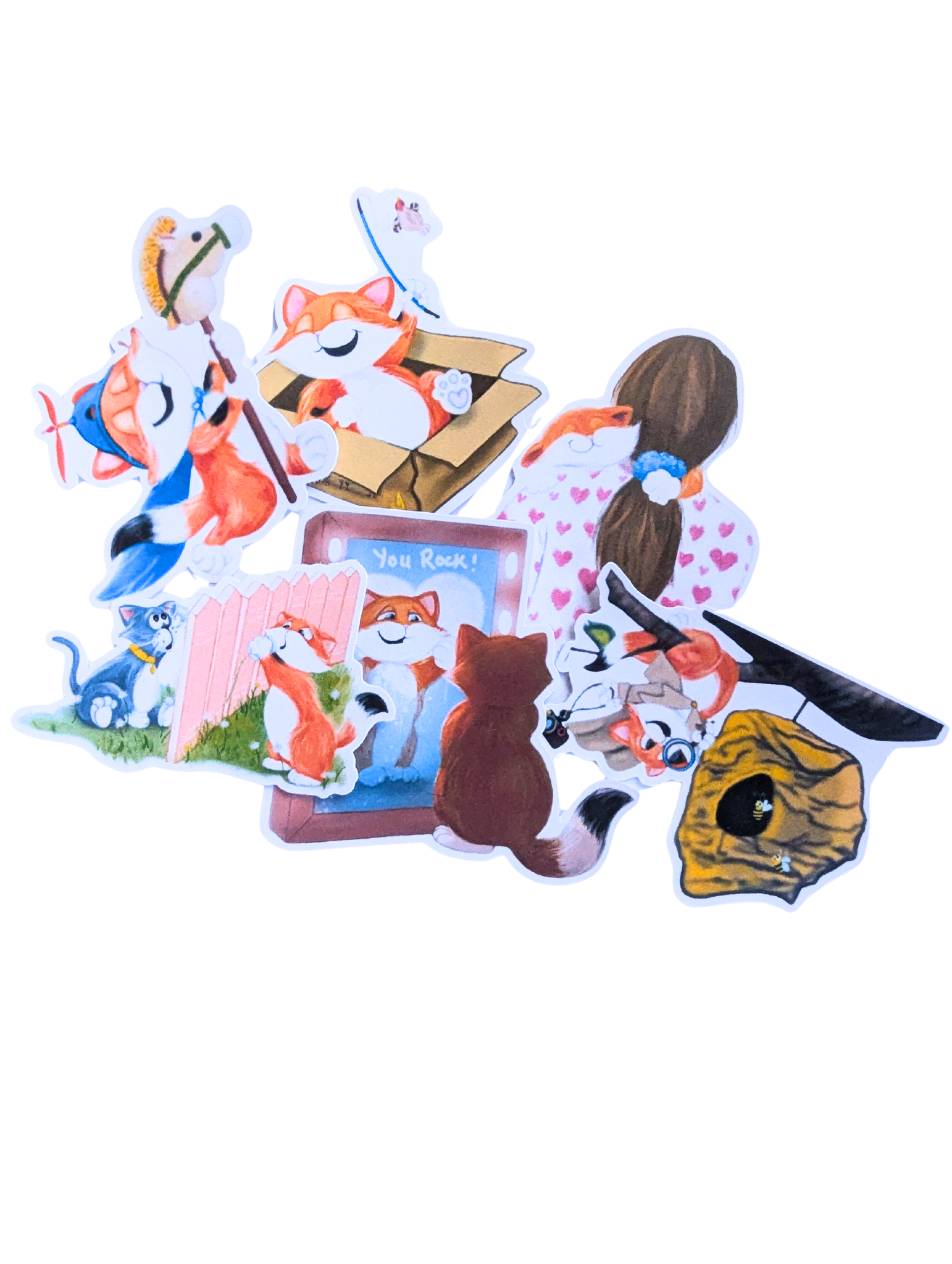 What's Wrong with Tom? Stickers, Set of 6