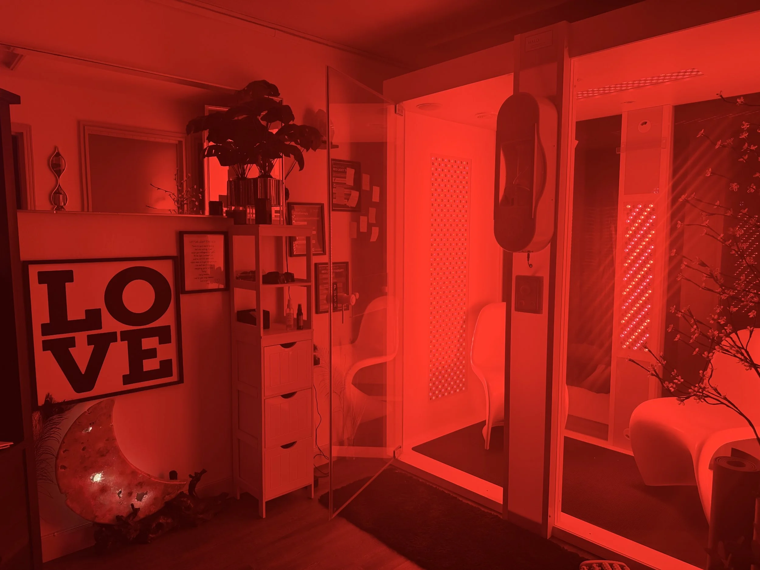 HaloRed Lounge | Red-Light & Salt Therapy in Ventura — Iris Love
