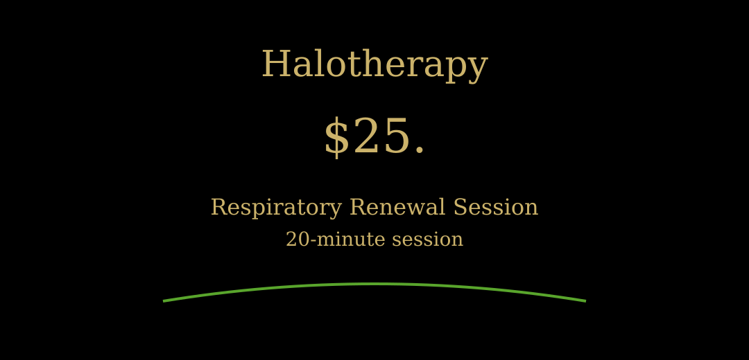 Halotherapy dry salt therapy session at Iris Love Wellness