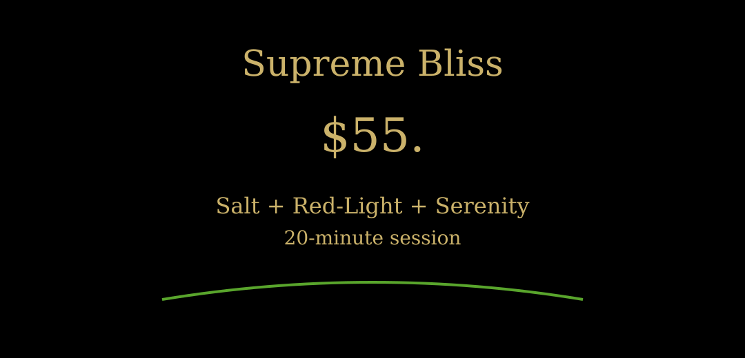 Supreme Bliss HaloRed wellness experience