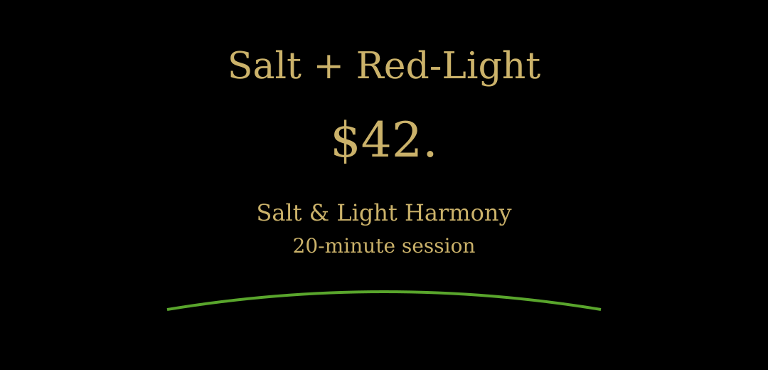 Salt and Red-Light therapy at the HaloRed Lounge