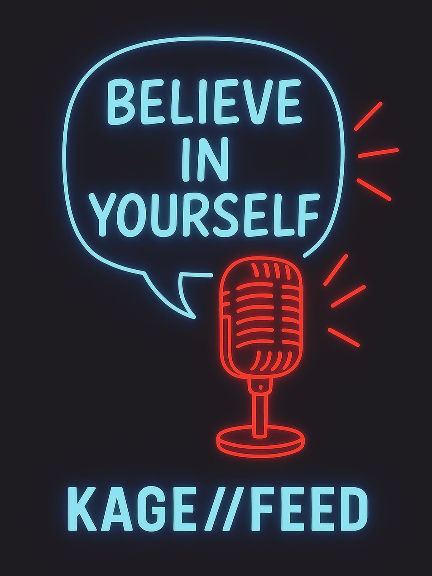Always believe in yourself and never give up! Connect with KAGE//FEED at https://www.glasskage.com/kage/feed-indie-music-culture ⭐⭐⭐⭐⭐