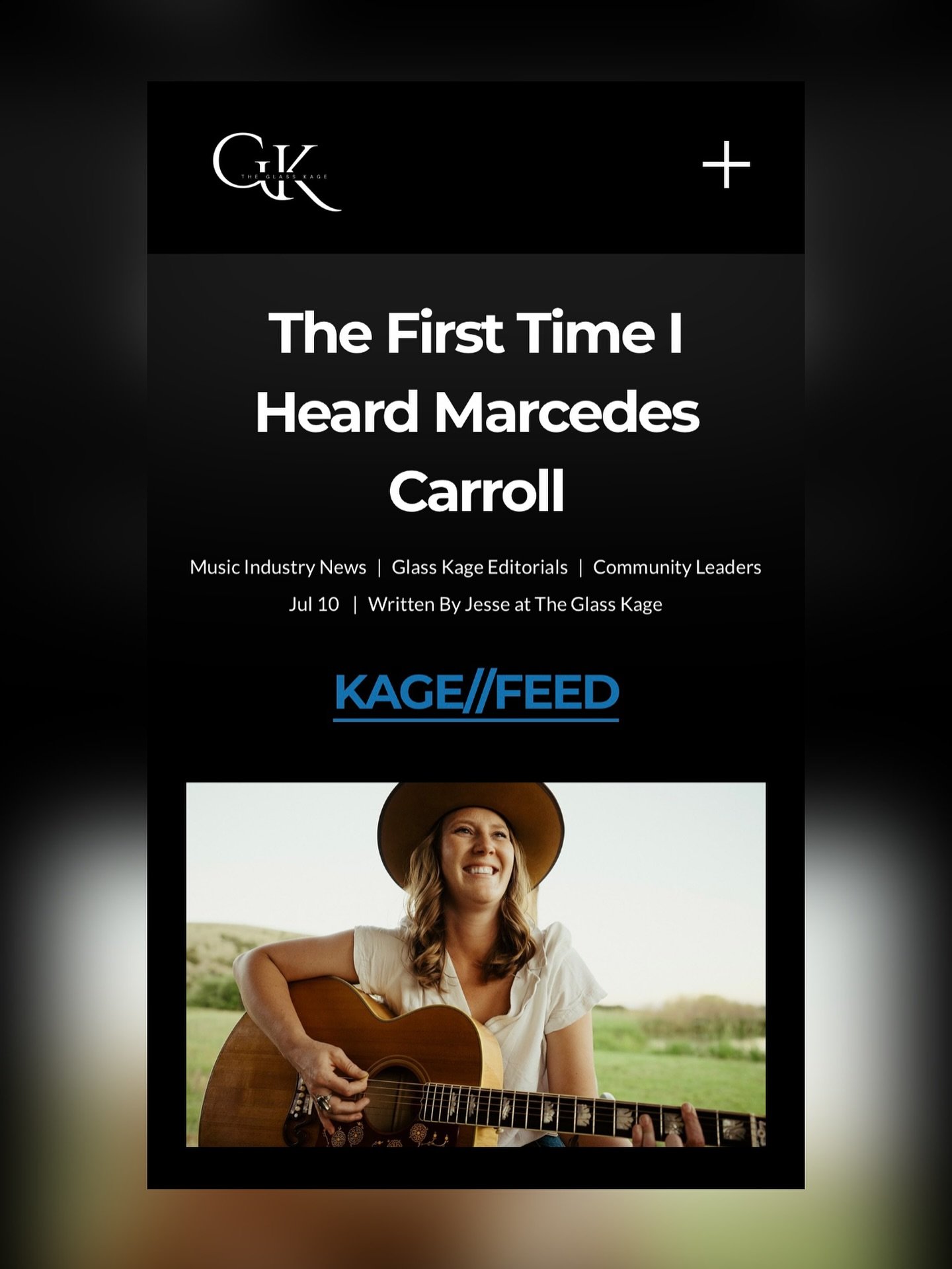 🎉 Exciting news, everyone! 🌟 We’ve got a brand new article coming your way at 4:30 PM today on our Facebook page, The Glass Kage! Don't miss out, swing by, dive into the world of this incredible country artist from the big sky state, and shar