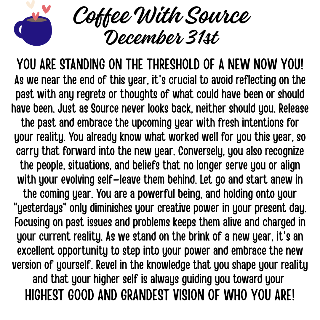 YOU ARE STANDING ON THE THRESHOLD OF A NEW NOW YOU!!!