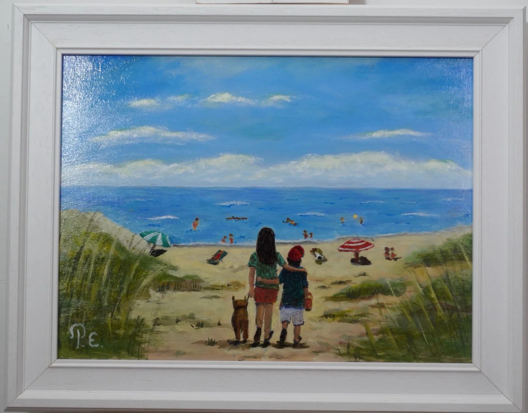 Me and my mates going to the beach