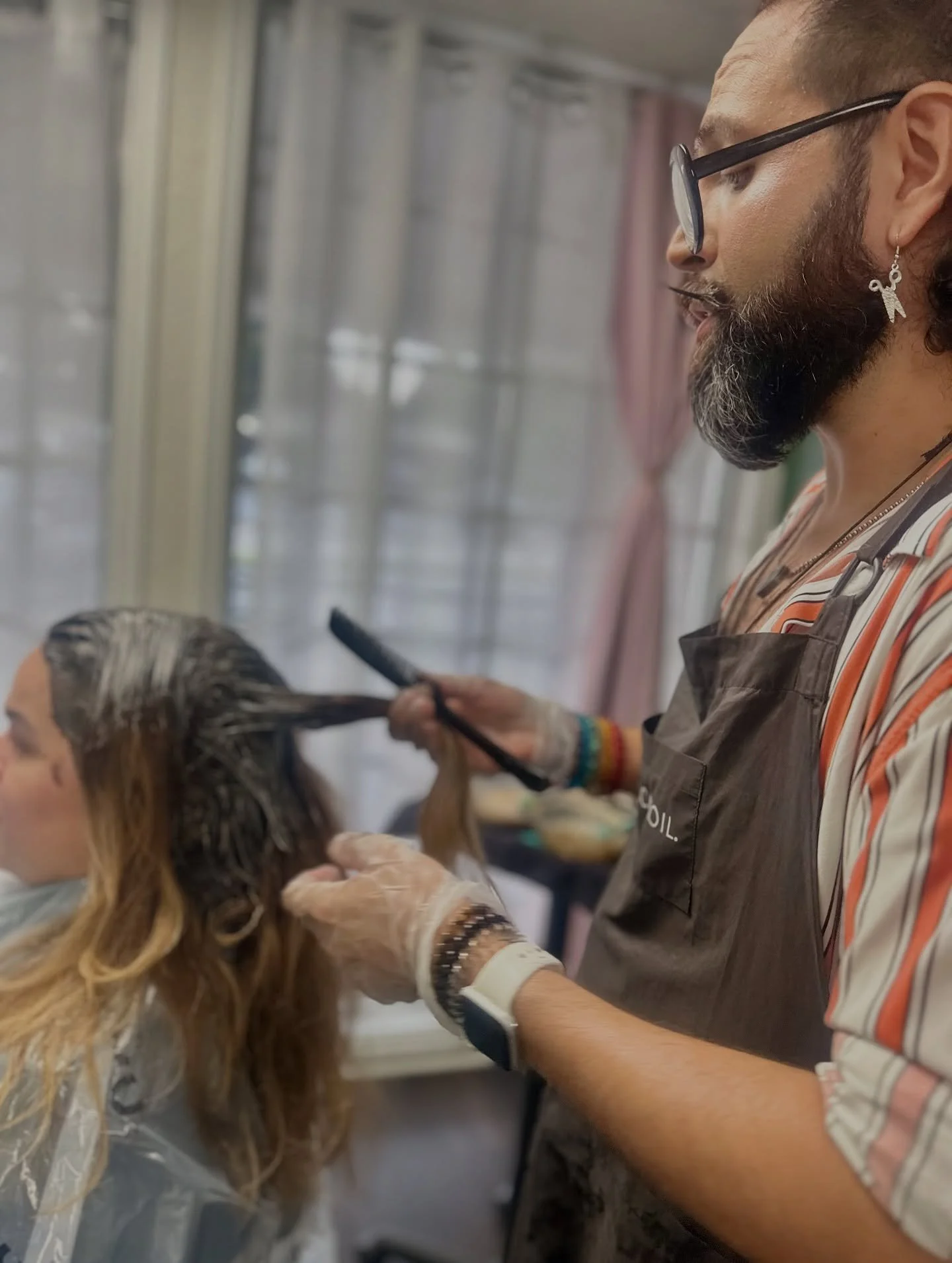 &ldquo;The salon gave him so much joy, especially now, in this era of manifestation. His smile and his energy were infectious. #loveinthetinthetimeofgrief 

#memoir #queer #writer #latino #author #chicano #queerwriters #mexican #grief #griefjourney #