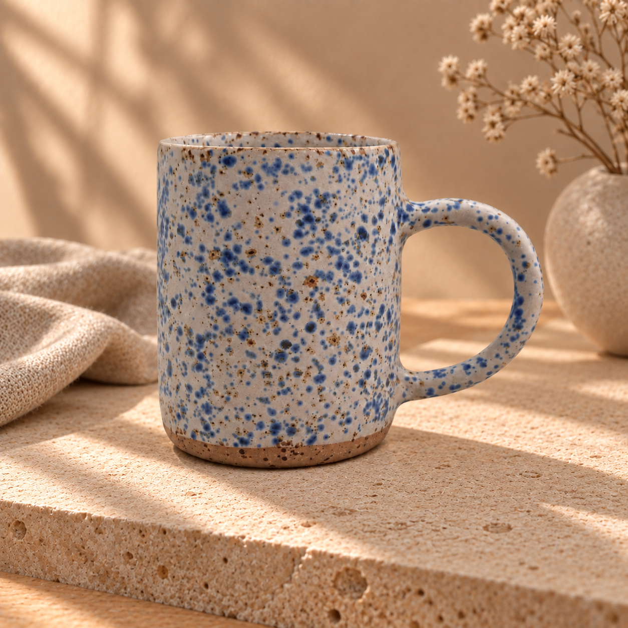 Blue Speckle Mug