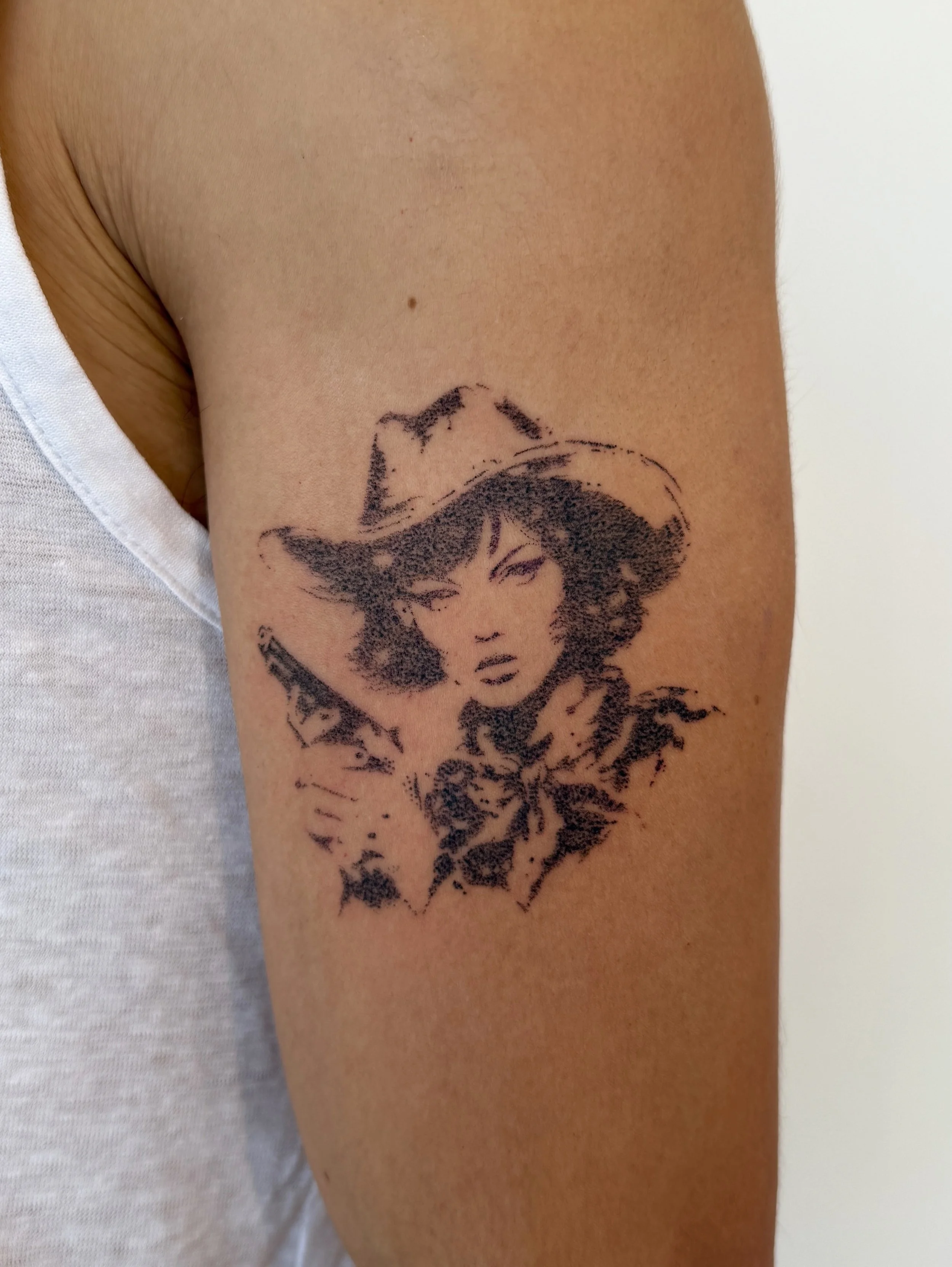 a custom cowgirl for Nathan ~ thank you so much for trusting me with such a cool concept!! Would love to do more like this