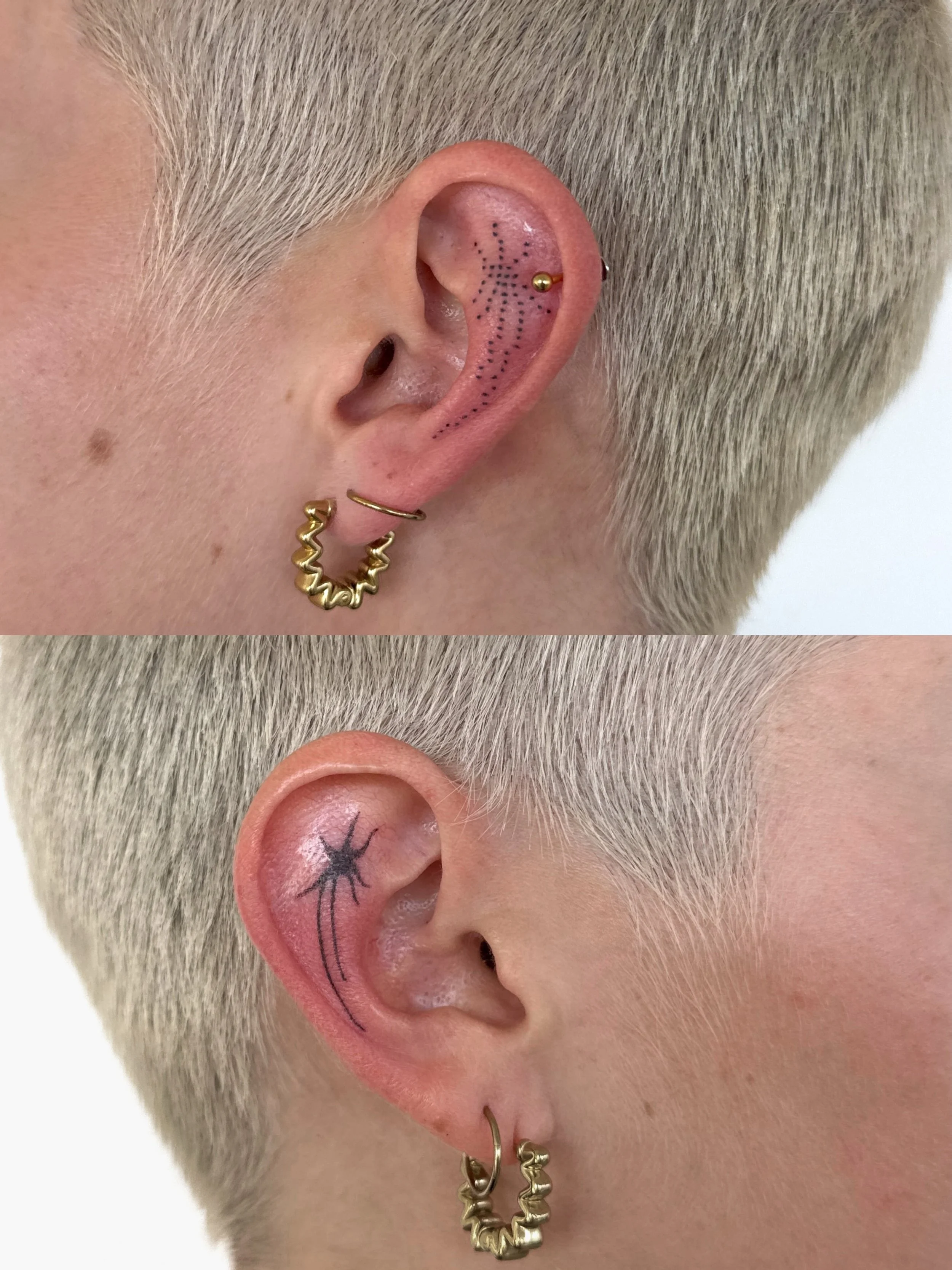 YEP going to need a minute to recover from this one&hellip; custom ear piece for Meg <3 

I&rsquo;m fuckn obsessed with doing these ear pieces, please let me tattoo many more of these ❤️❤️❤️
