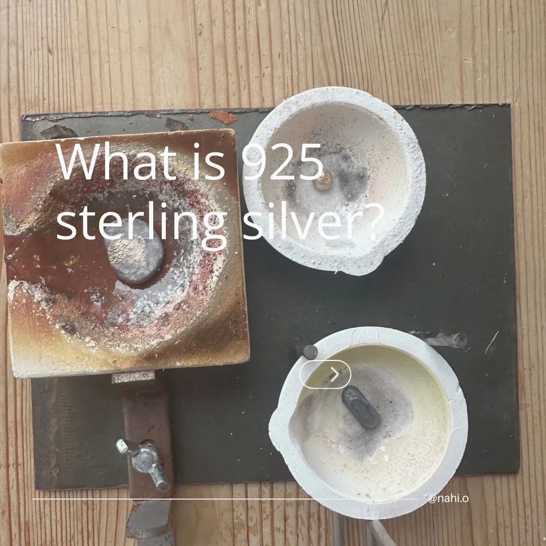 Not all silver is the same.

925 sterling silver is the standard for quality handmade jewellery, and it&rsquo;s what every nahi.o piece is made from. Here&rsquo;s what that actually means.

&rarr; Save this for later.

#nahiojewellery #sterlingsilver