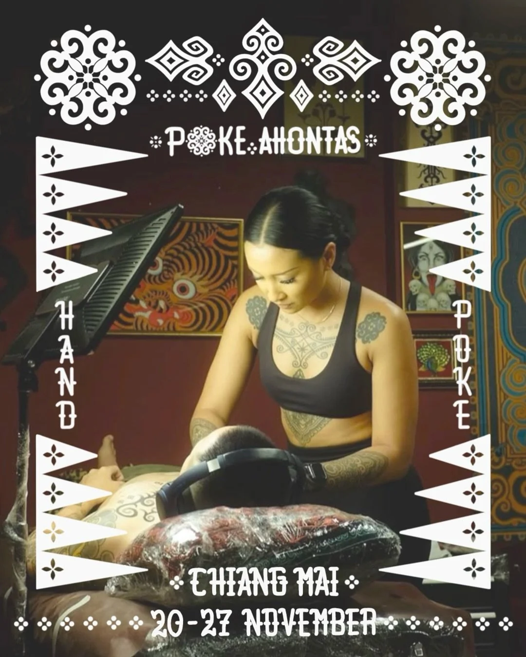 ❈ Guest Spot ❈

I&rsquo;ll be guesting in Chiang Mai from 20&ndash;27 November. I specialise in Handpoke tattoos and will be taking Handpoke projects only during this time. Open for custom designs &mdash; big or small &mdash; and I would love to crea