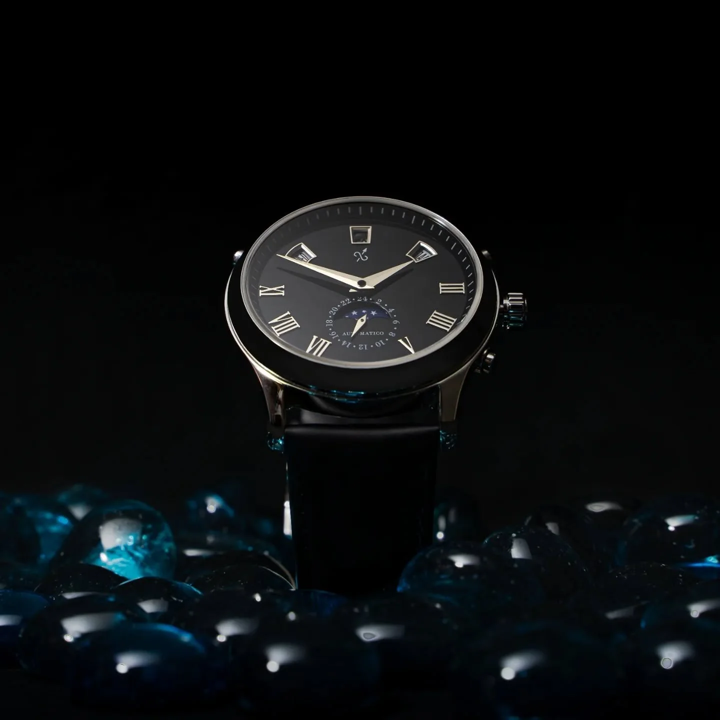 Introducing Axon Origo Black Dial

Created for collectors who seek Grand Complication watches without the high price tags of big brands

- Miyota 9 series modified
- 5 complications
- 39mm stainless steel case
- Sapphire glass with Antireflective coa