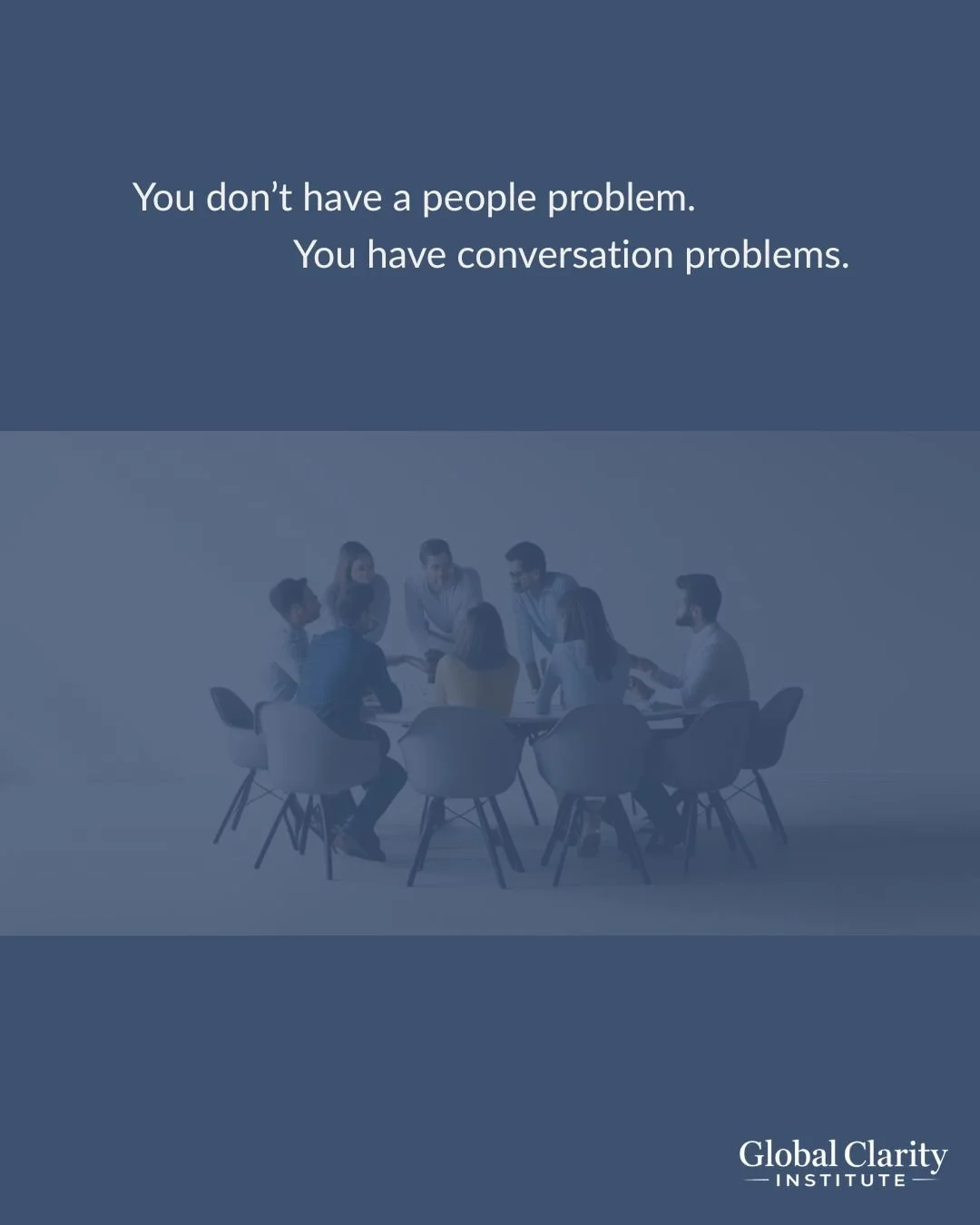 Leaders often assume communication issues come from people.

The difficult employee.
The one who doesn&rsquo;t align.
The one who &ldquo;needs coaching.&rdquo;

But most of what gets labeled as a people problem
started as a conversation problem.

Som