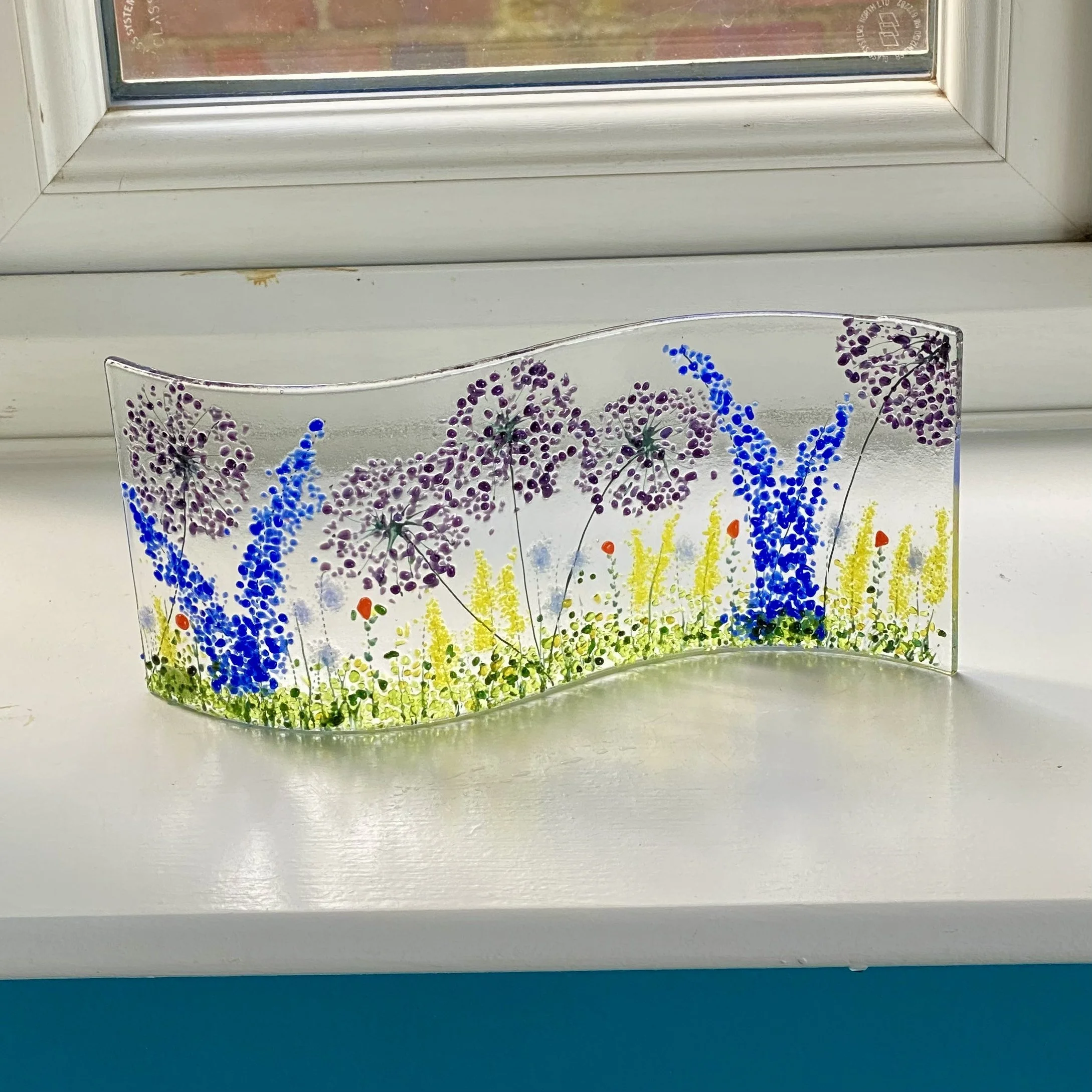 Alliums and Delphiniums S-bend