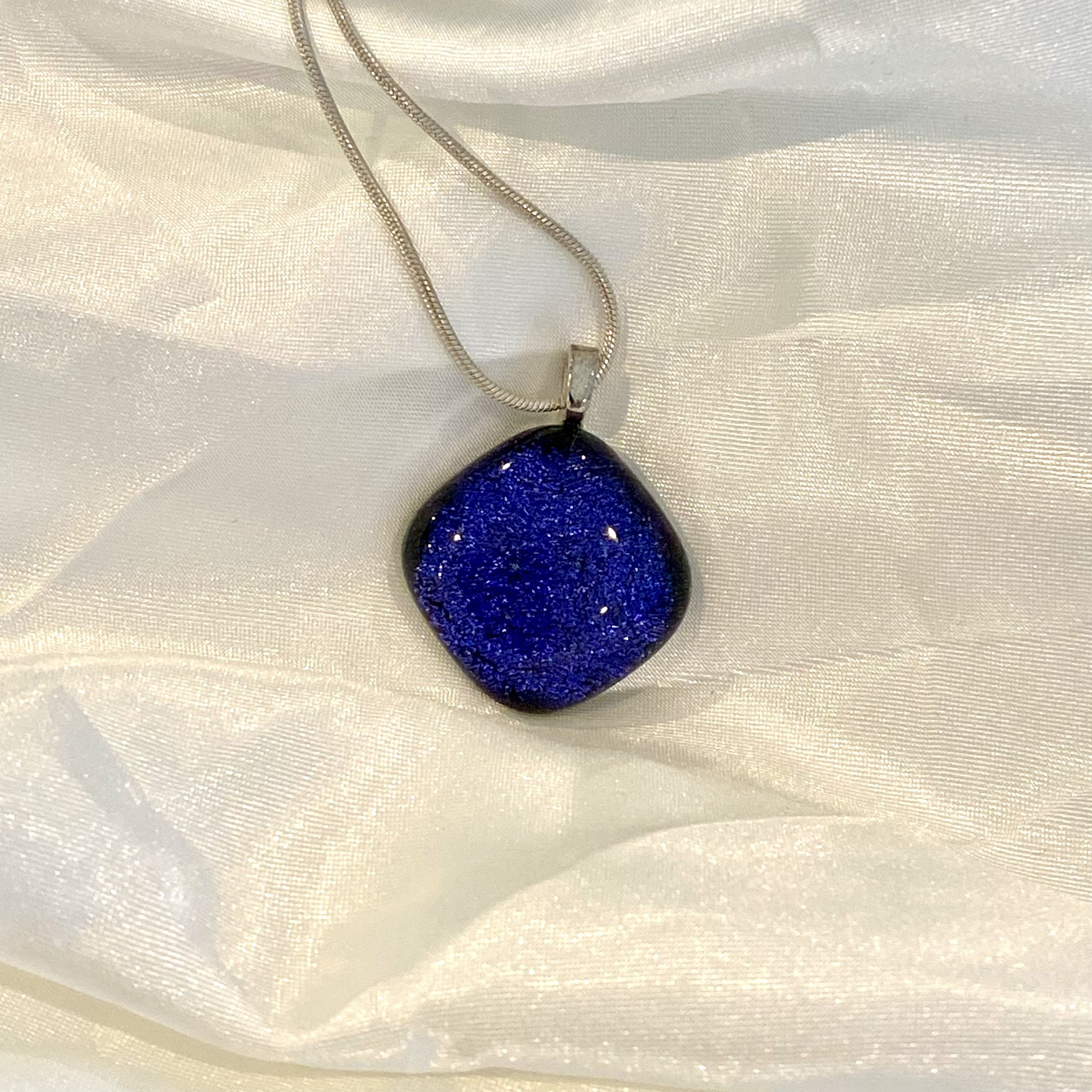 Purple Diamond Pendant
