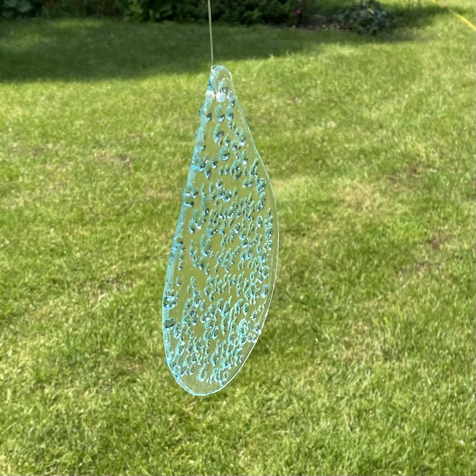 Aqua Marine Large Raindrop