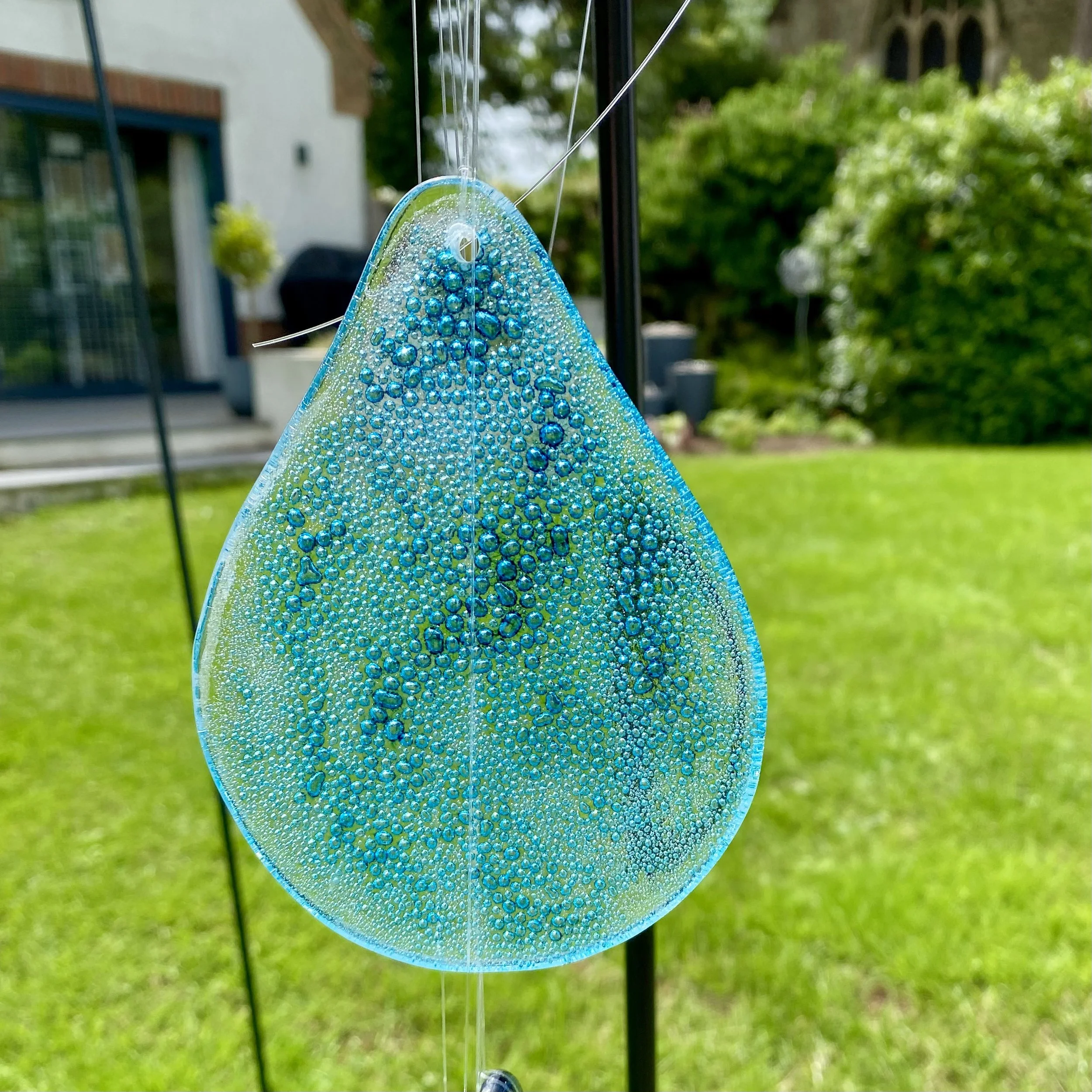 Small Blue Bubble Raindrop