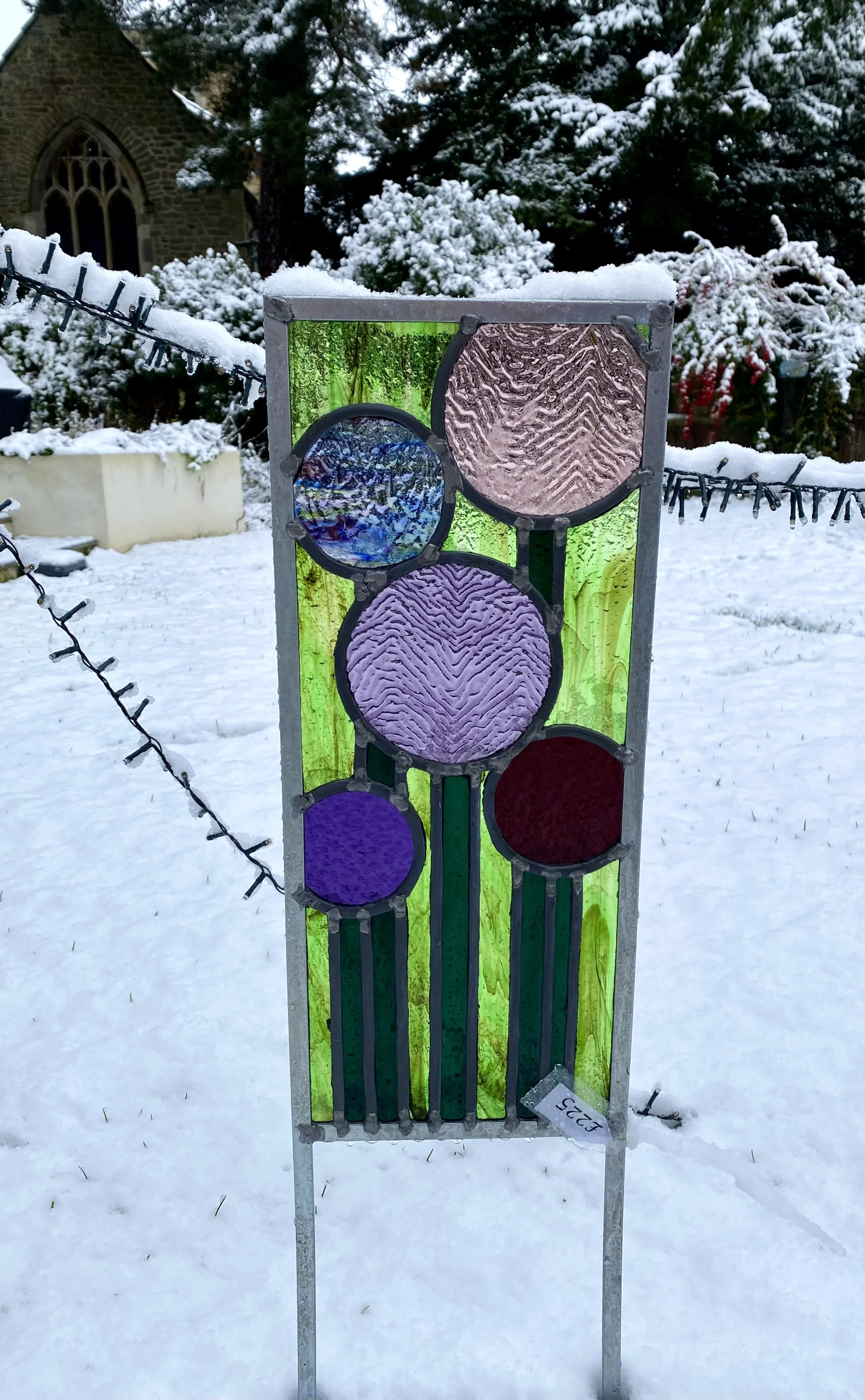 Allium garden panel