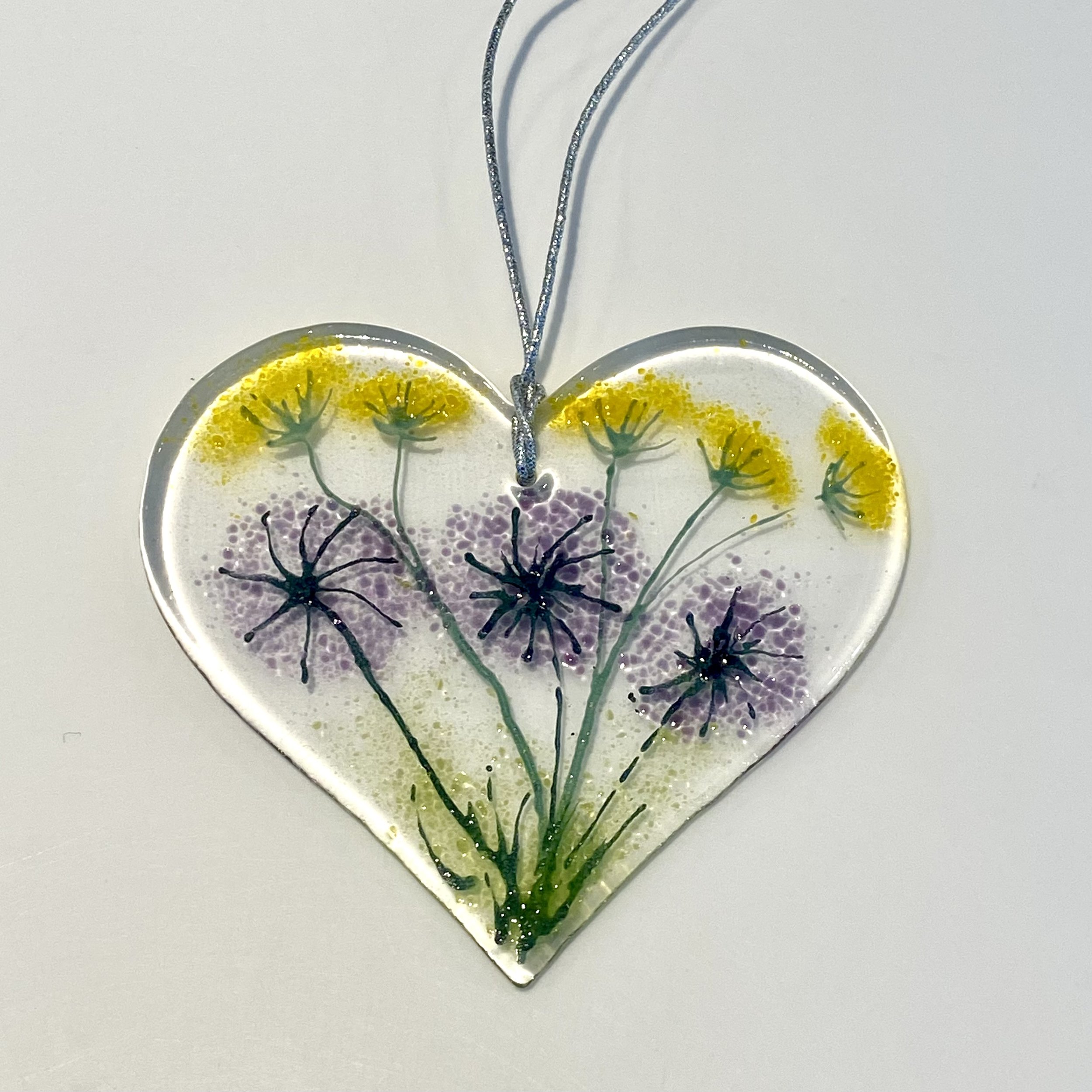 Alliums Heart Ornament