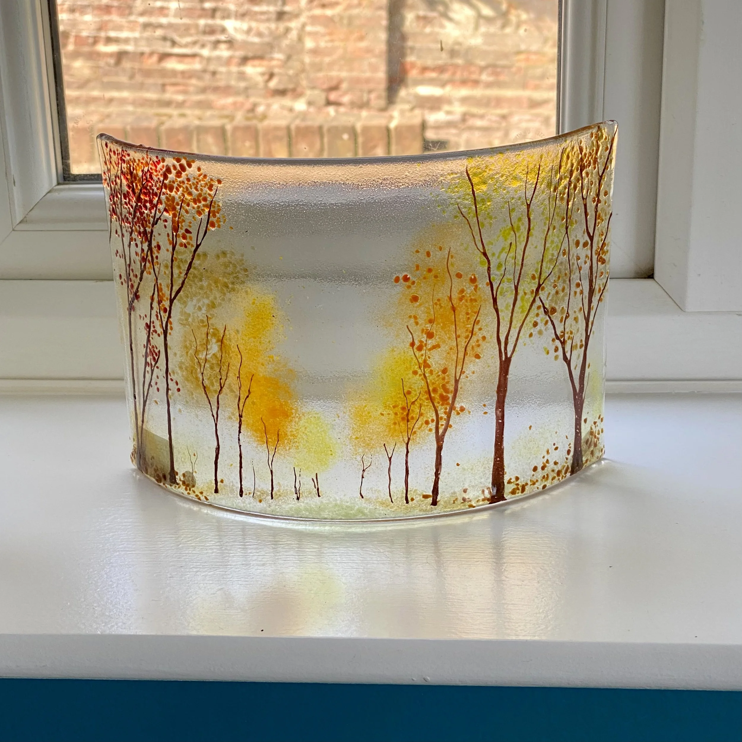 Autumn Walk  Candle Screen