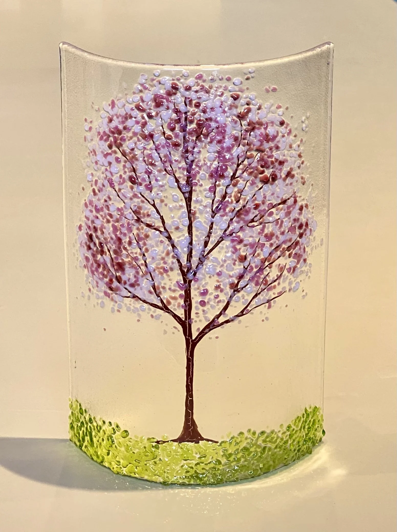 Spring blossom tree curve