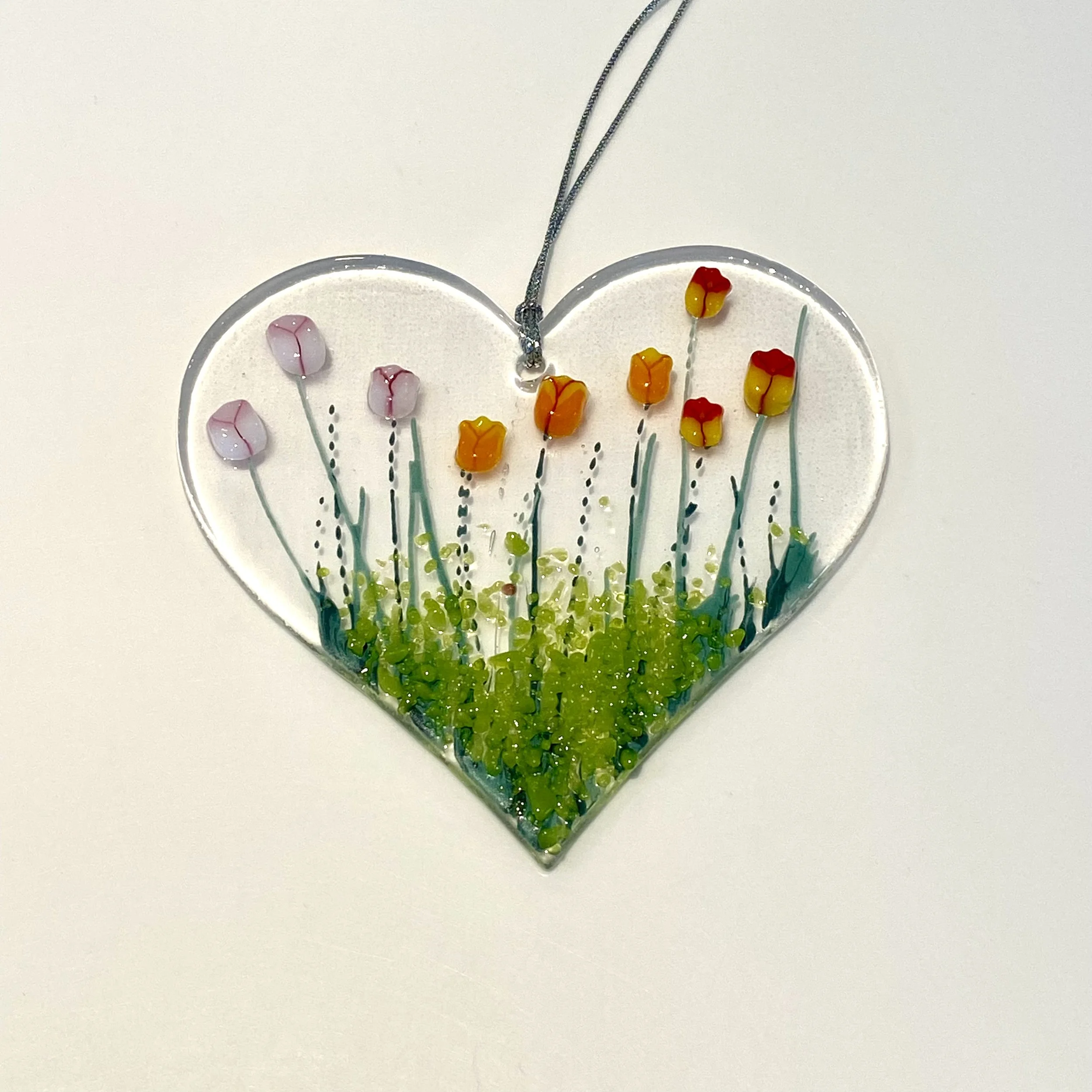 Tulip Heart Ornament