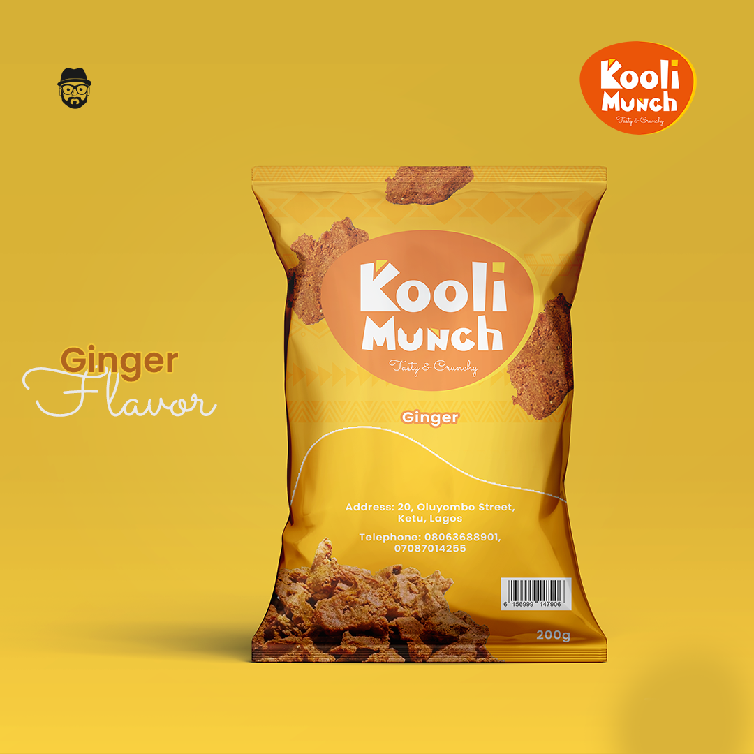 Kooli Munch (Ginger Flavor) Product Packaging Design