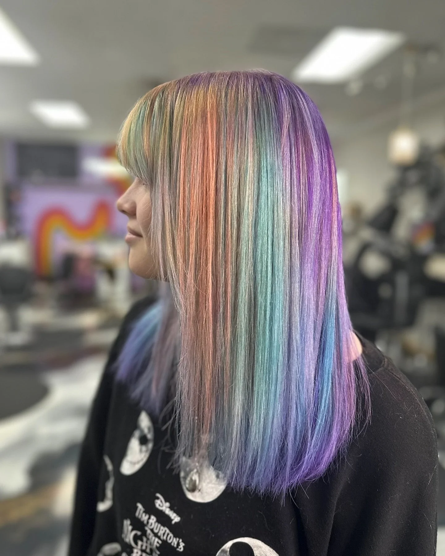 Pastel blend perfection 🤍
Soft, seamless, and shiny.

#AlfaJaeSalon #RaleighHair #CaryHair #PastelHair #PastelColor #VividHair #SoftPastels #RainbowHair #OpalHair #MermaidHairVibes #CottonCandyHair #HairInspo #NCStylist #ColorSpecialist #SalonRaleig