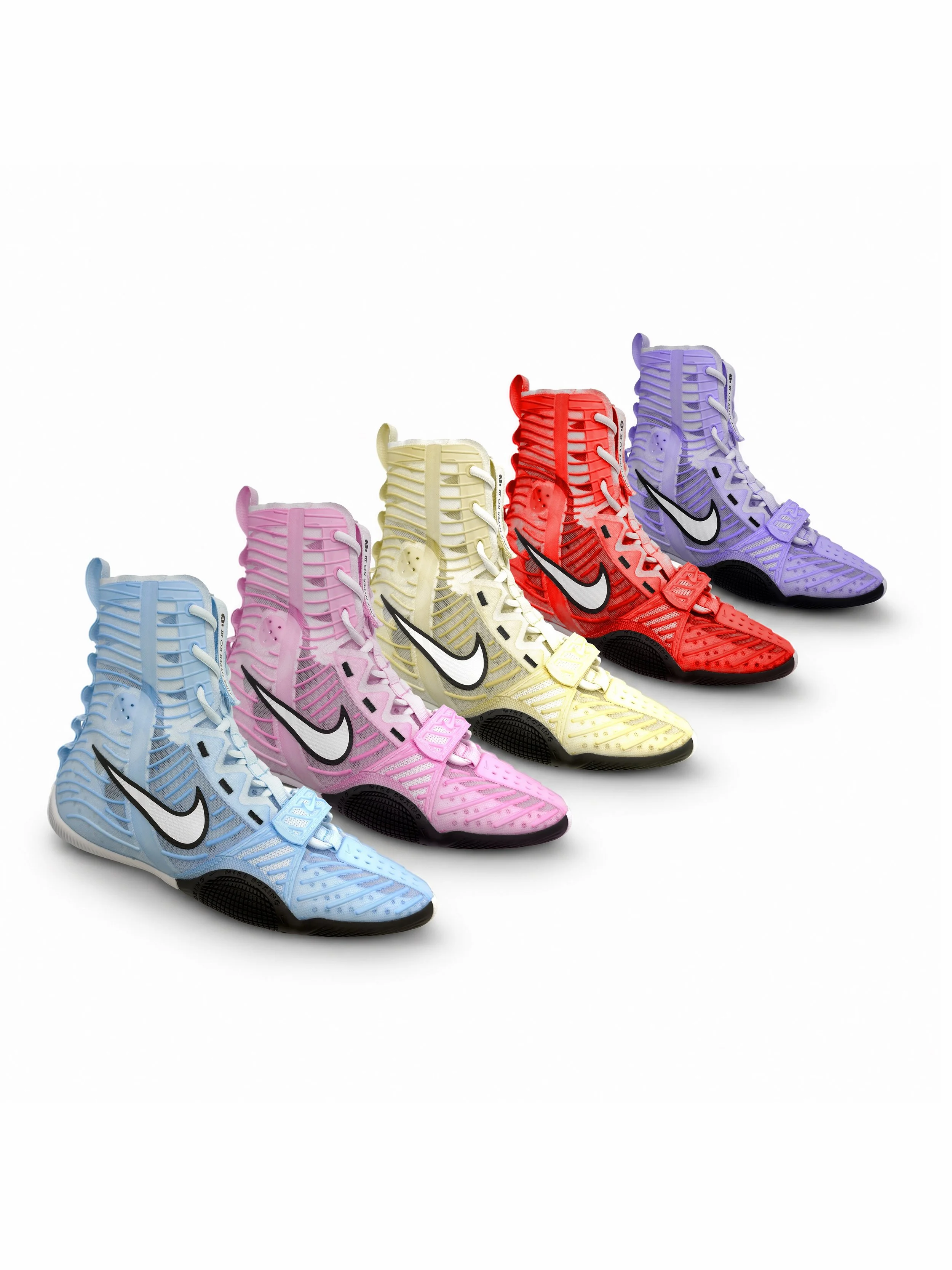 AOW Studio Colourways: Pastel Pack.

&bull; Sky Blue
&bull; Powder Pink
&bull; Butter Yellow
&bull; Coral
&bull; Lavender

Pastel reinterpretations of the HyperKO 3 through the Art of War lens, exploring softer tones and a different visual direction 