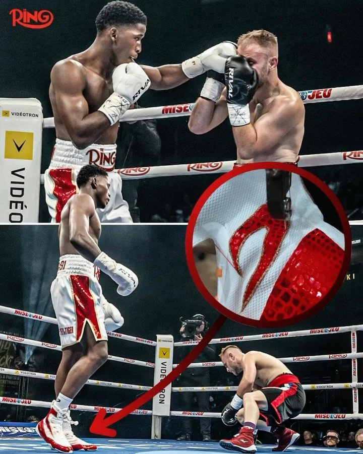 Bespoke Boxraw Impello boots created for @el_tigre_orobio ahead of the Ring III card at Louis Armstrong Stadium, Queens, New York on July 12th 2025. 

The pair was commissioned by @boxraw and @ringmagazine, reconstructed using metallic python materia