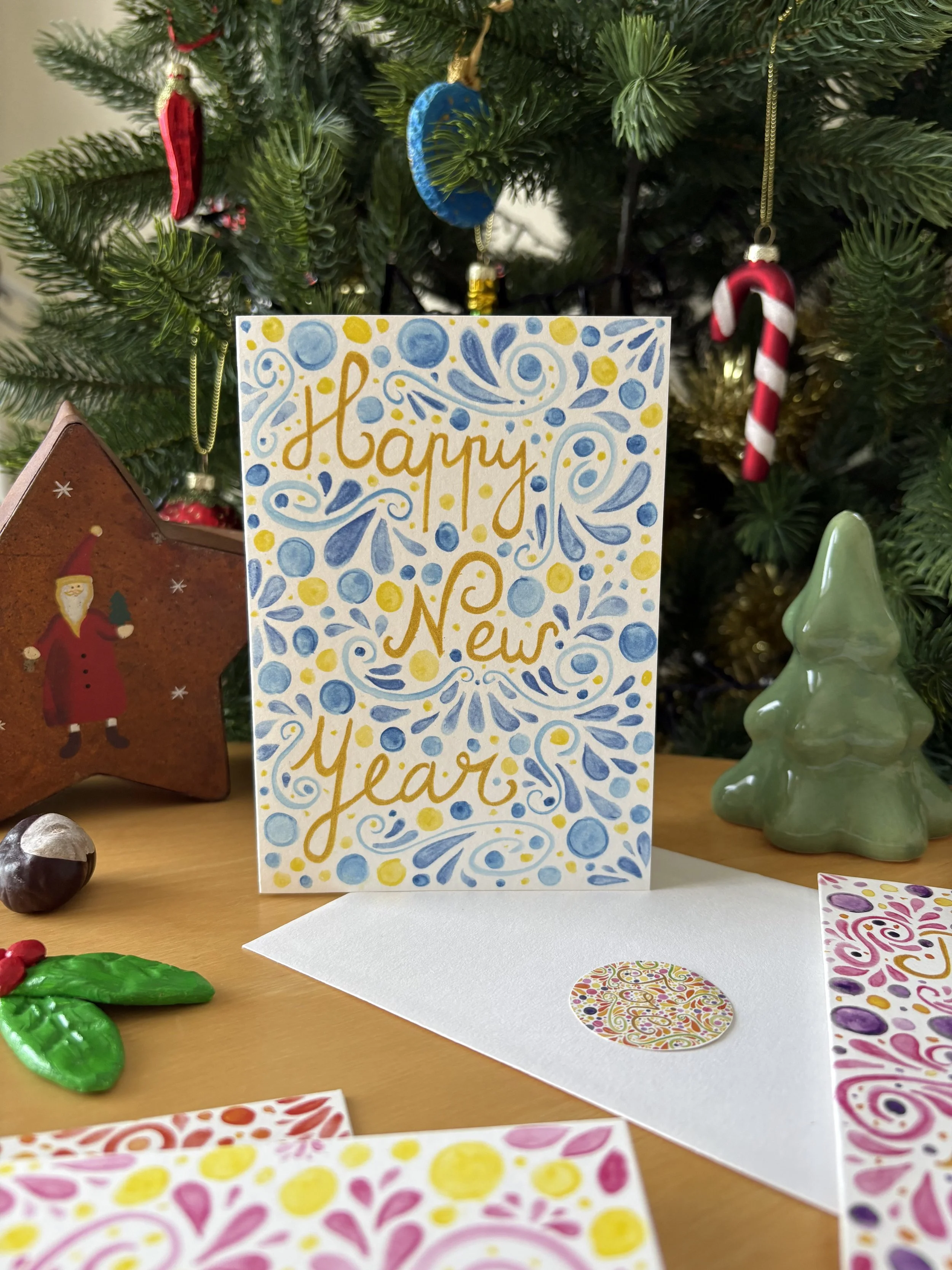 Carte de voeux "Happy New Year" de Mélila Victoria