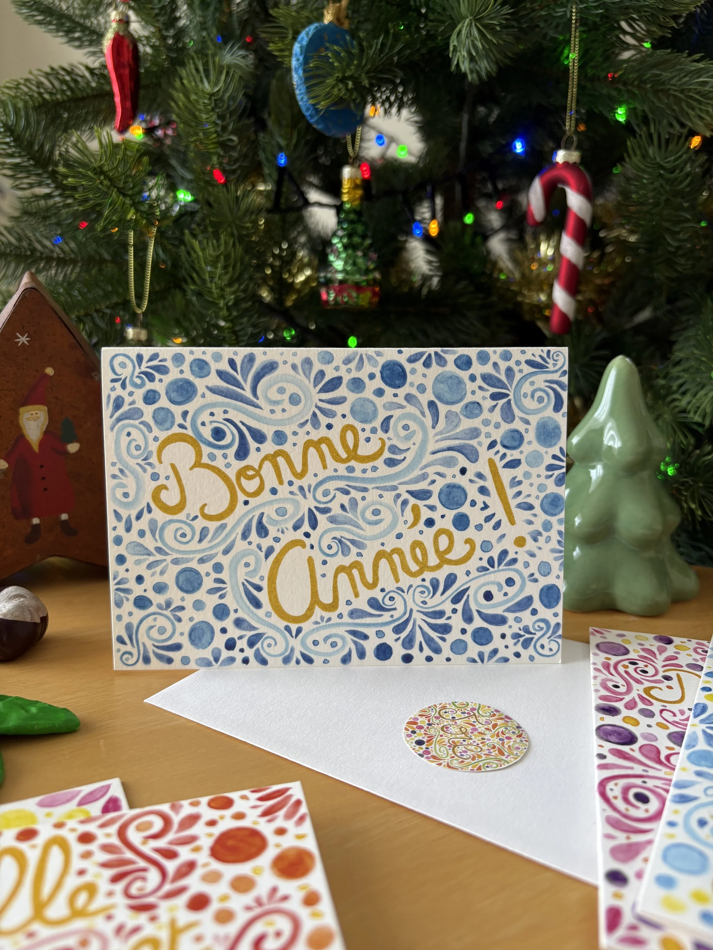 Carte de voeux "Bonne Année" de Mélila Victoria