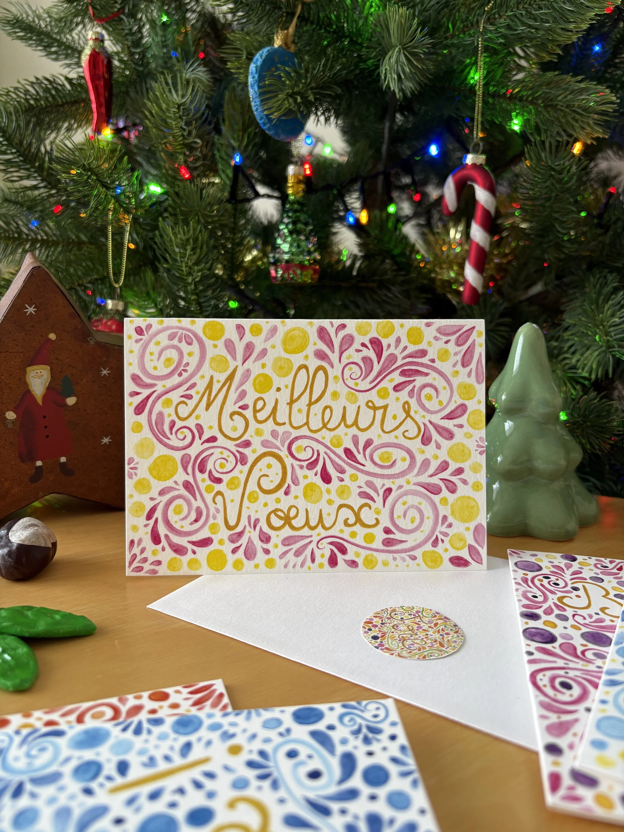 Carte de voeux "Meilleurs Voeux" de Mélila Victoria