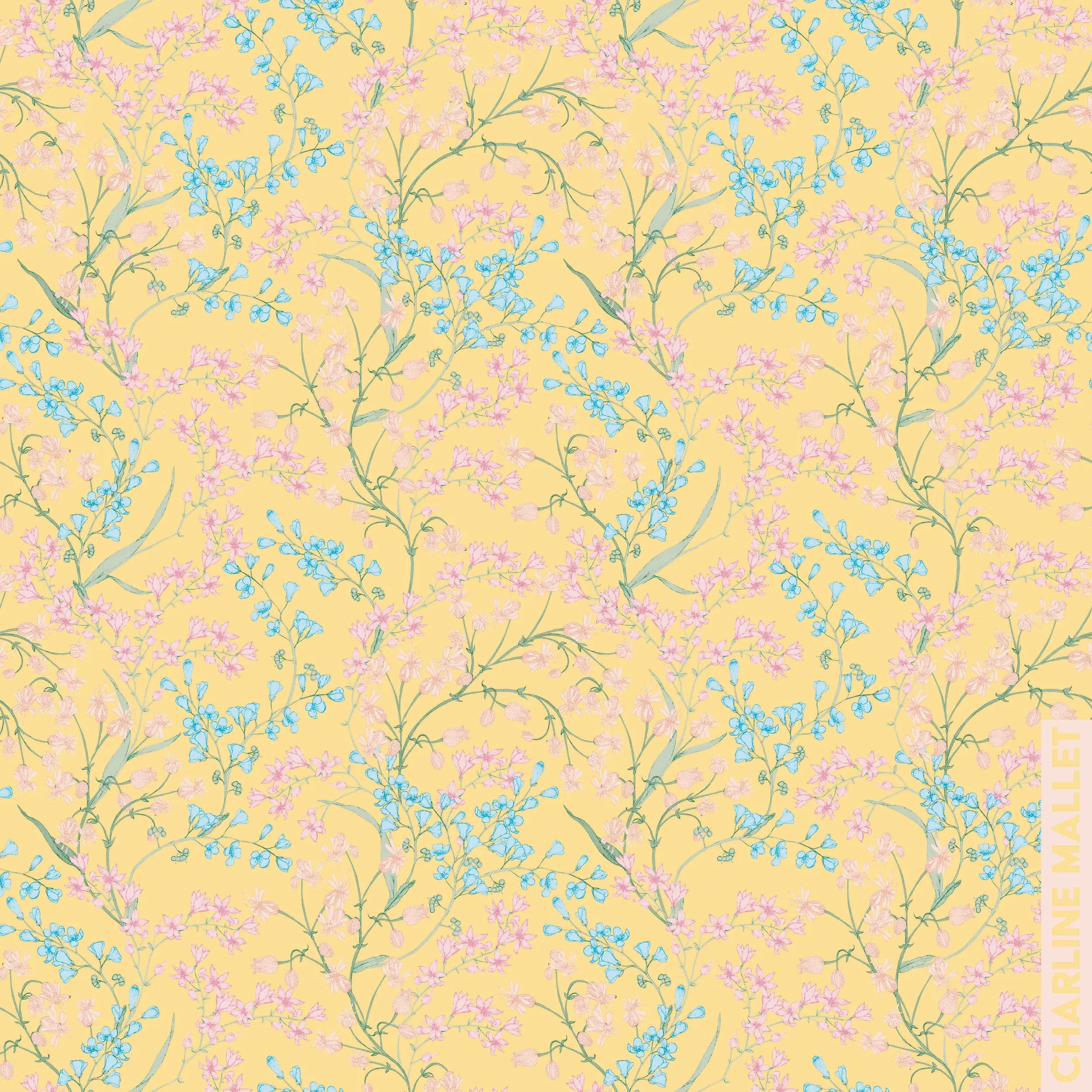 Bouquet arabesque - Jaune